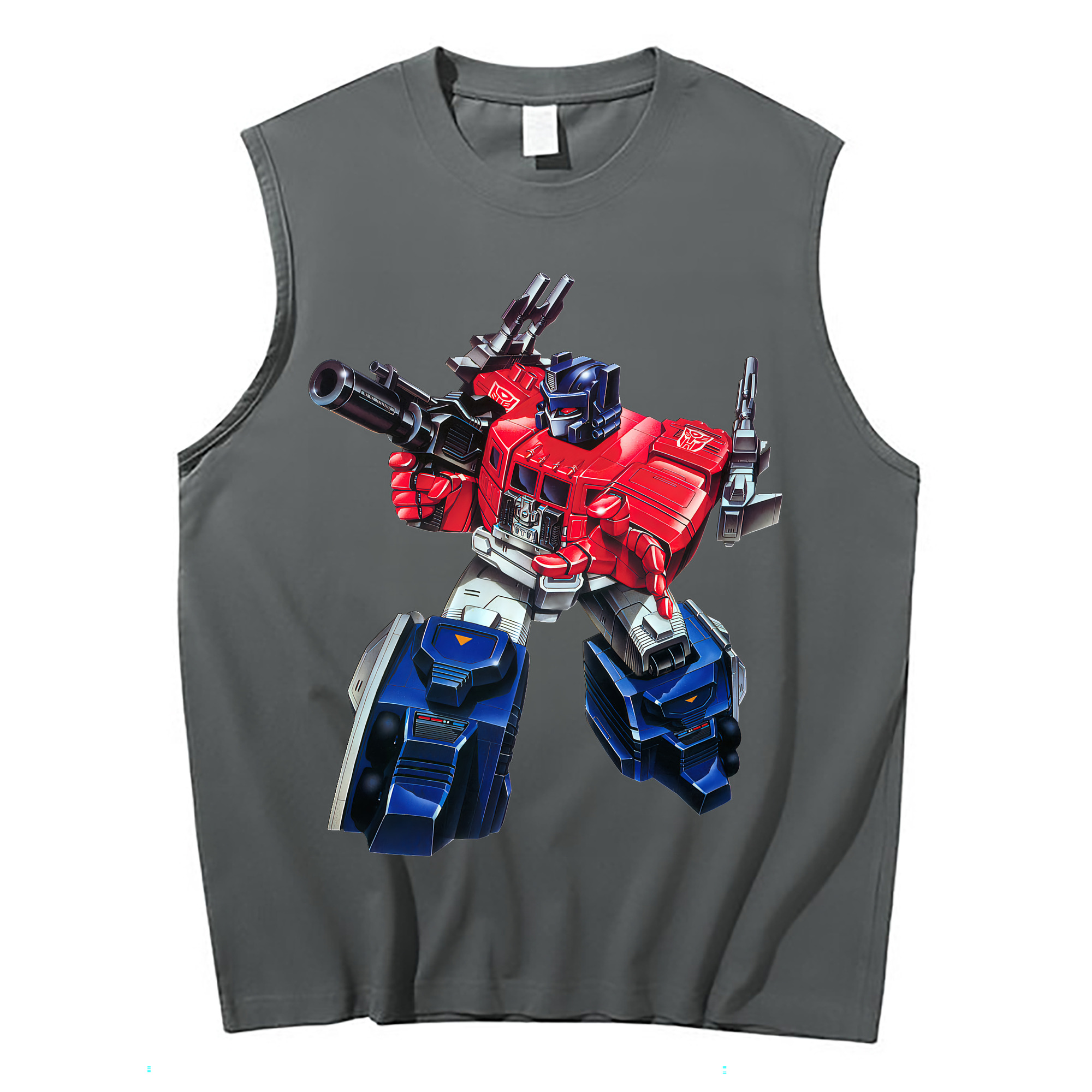 （画像用） Transformers トランスフォーマー コットン100％タンクトップ（フロントプリント）